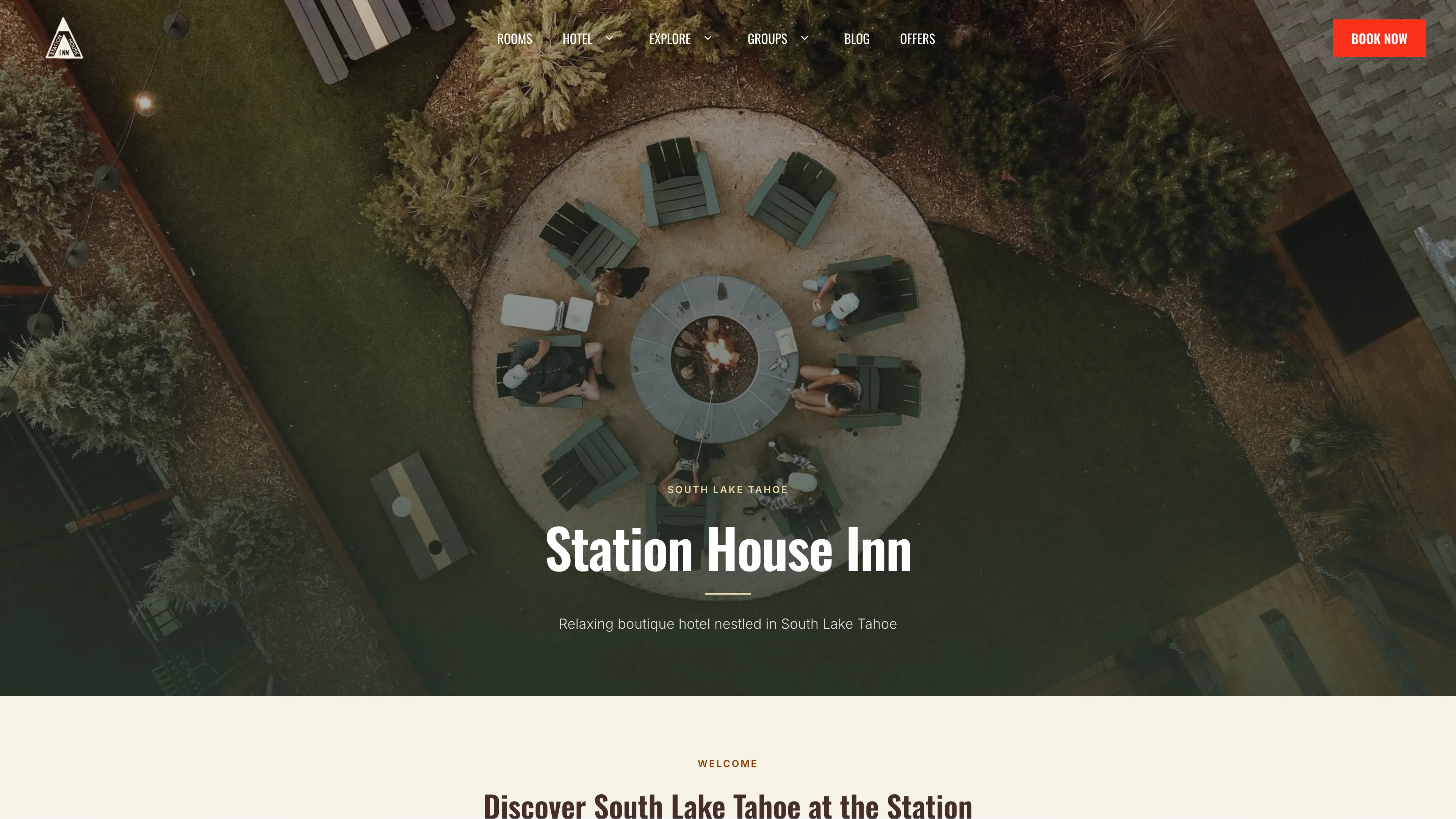 Station House Inn on WordPress - homepage